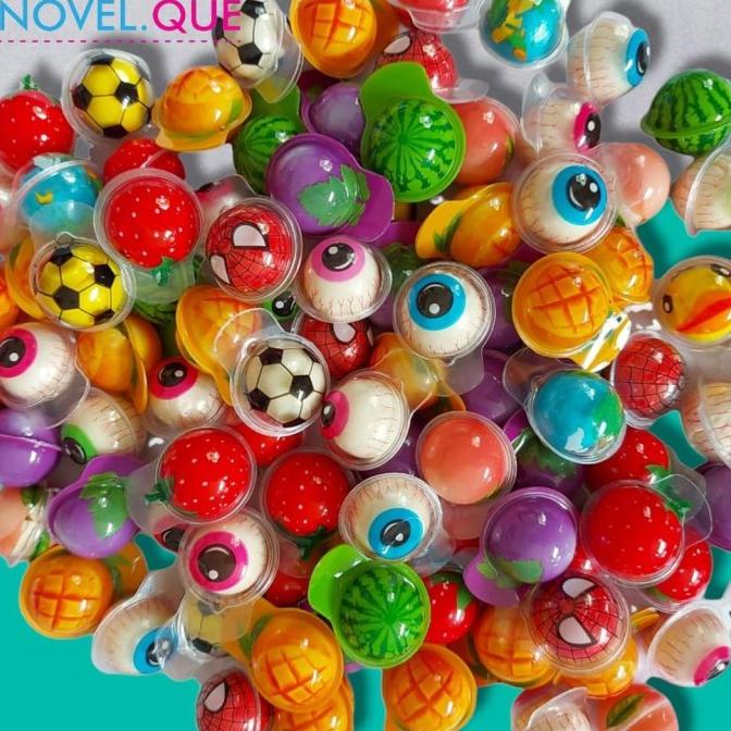 TERMURAH Gummy Jelly Korea - Trolli Planet Bubble Gum / Permen Trolli Bola Mata /PERMEN LUNAK/PERMEN