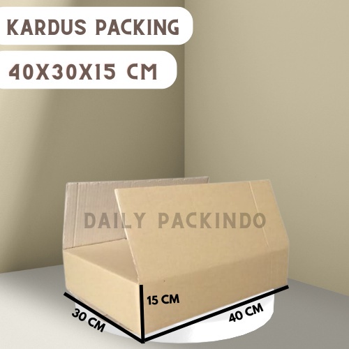 

Kardus/Packing/Dus/Corrugated/Box Ukuran 40X30X15 Cm Dus Besar Double Wall