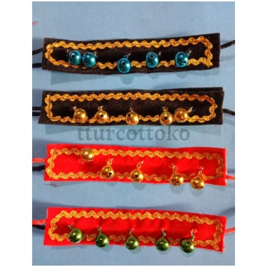 Gelang kaki kuda lumping barongan gongseng / Klinting kaki, gelang kaki, gongseng, klinting jaranan,