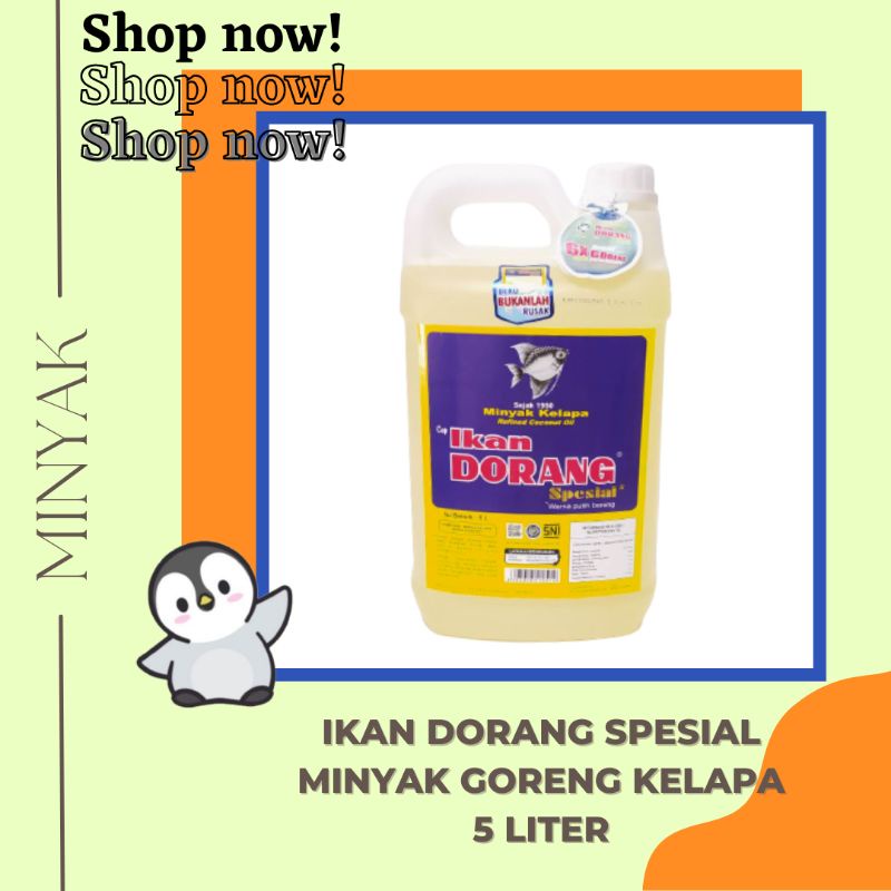 

Dorang Spesial Minyak Goreng Kelapa Jerigen / Coconut Oil 5 Liter / 5Liter / 5L / 5 L