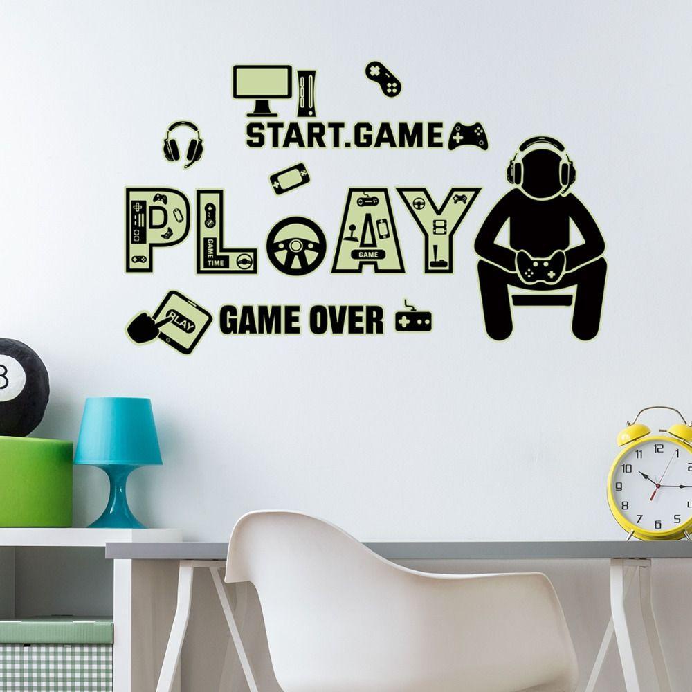 Preva Luminous Wall Sticker Dots Anak Bulan Dekorasi Rumah Castle Game Handle Stickers Glow In The Dark