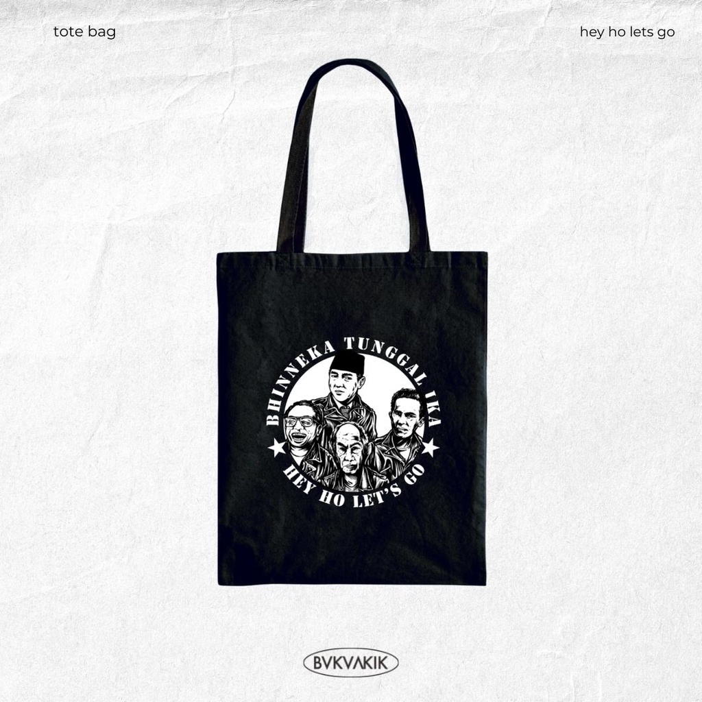 Tote Bag Hey Ho Let's Go!