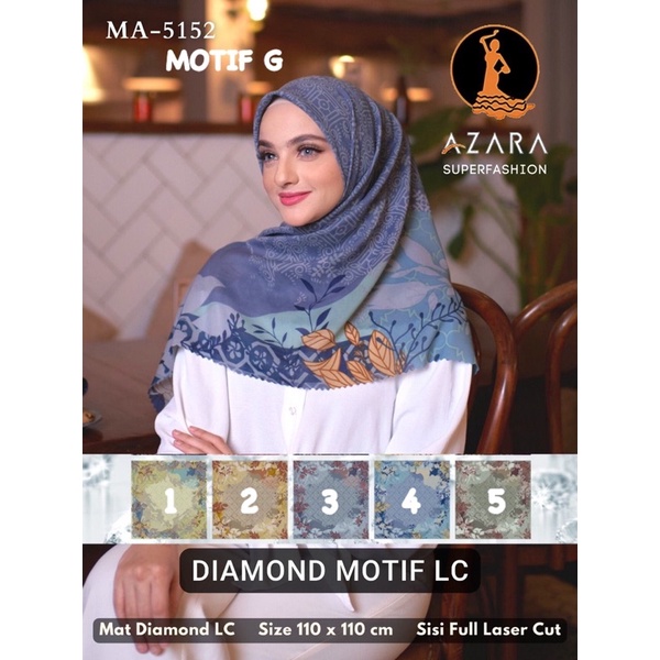 (PART 2) SEGIEMPAT MOTIF DIAMOND LC