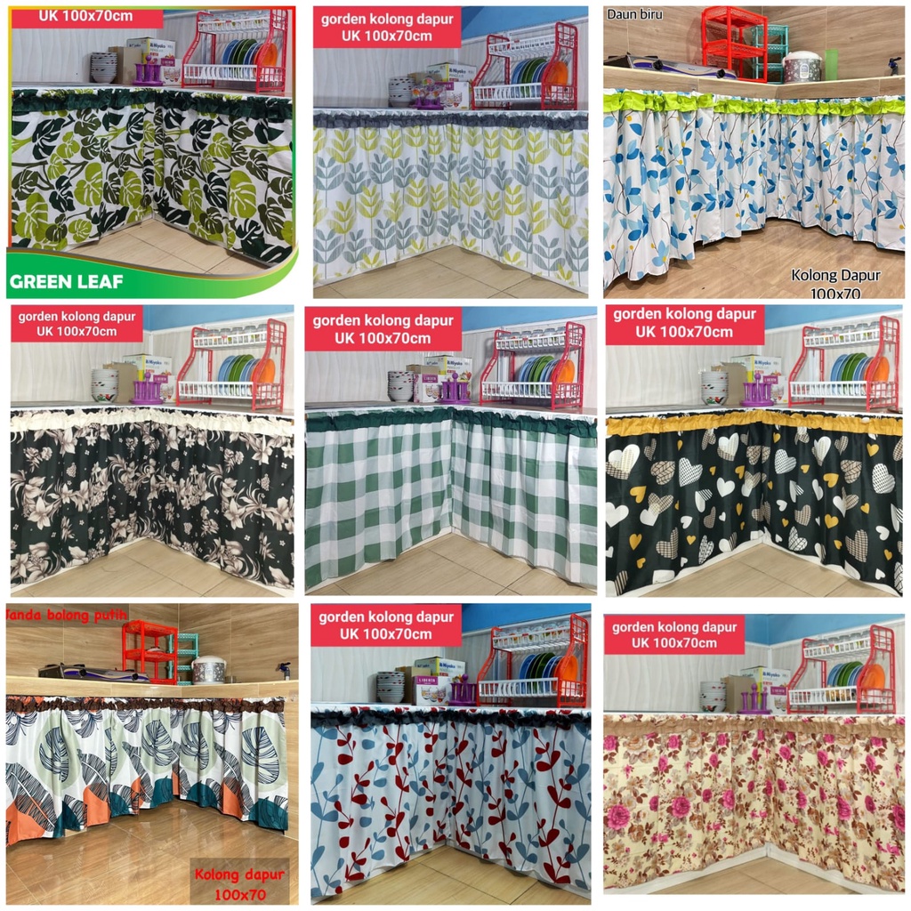 |DH| Gorden Kolong Dapur Cantik Minimalis Estetik