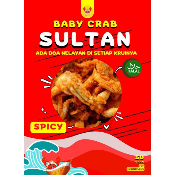 Baby crab sultan 50gr