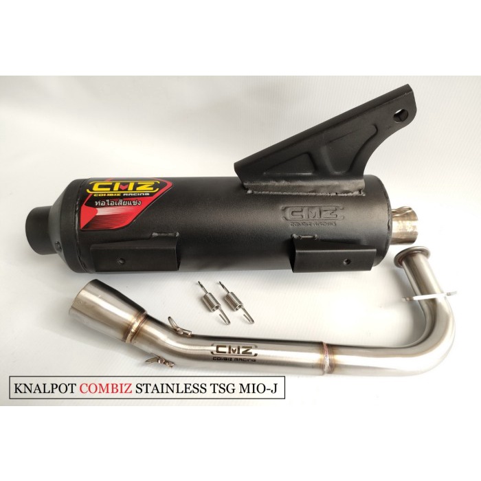 KNALPOT YAMAHA MIO J STANDART RACING STAINLES MODEL TSUKIGI COMBIZ CMZ