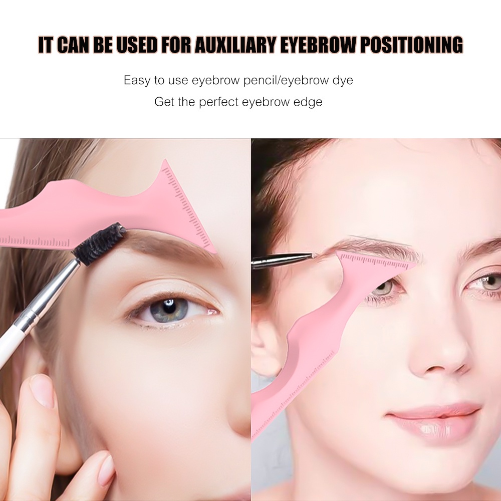 1 Pc Alat Bantu Eyeliner Multifungsi Bahan Silikon Dapat Digunakan Kembali