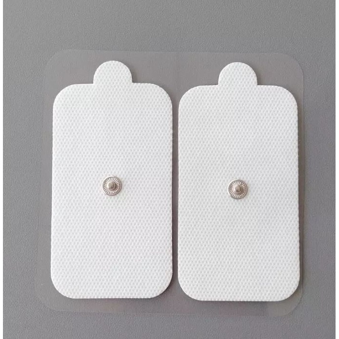 Pad Electroda EMS / Pad Tens Kancing Electrode Pads EM / Pad TENS  SEPASANG (2pc)-P10K