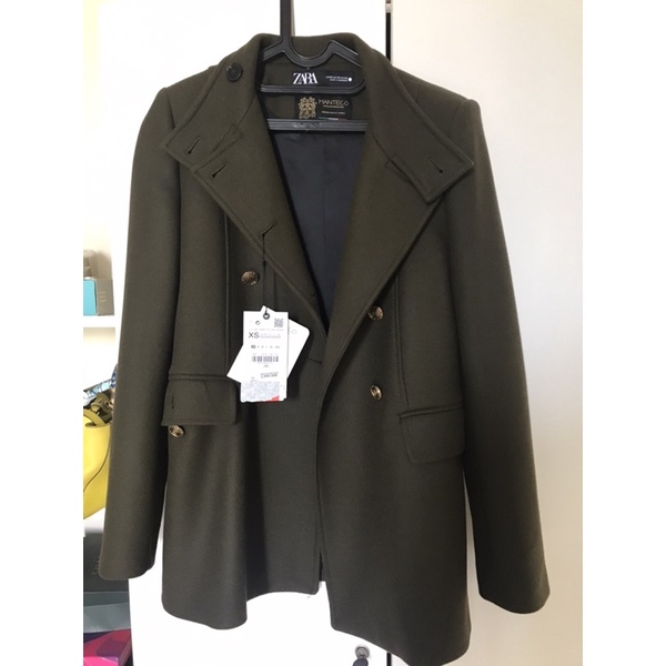 zara wool blend coat