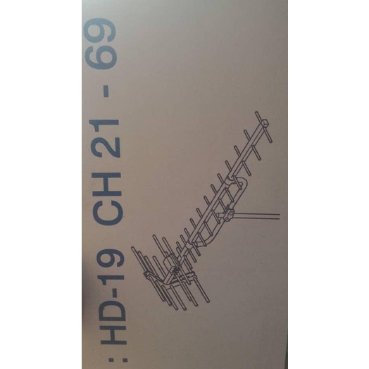 Antena Tv Outdoor PF Digital Hd 19 untuk Tv LCD LED Plasma Nex Media - Bubble + Dus