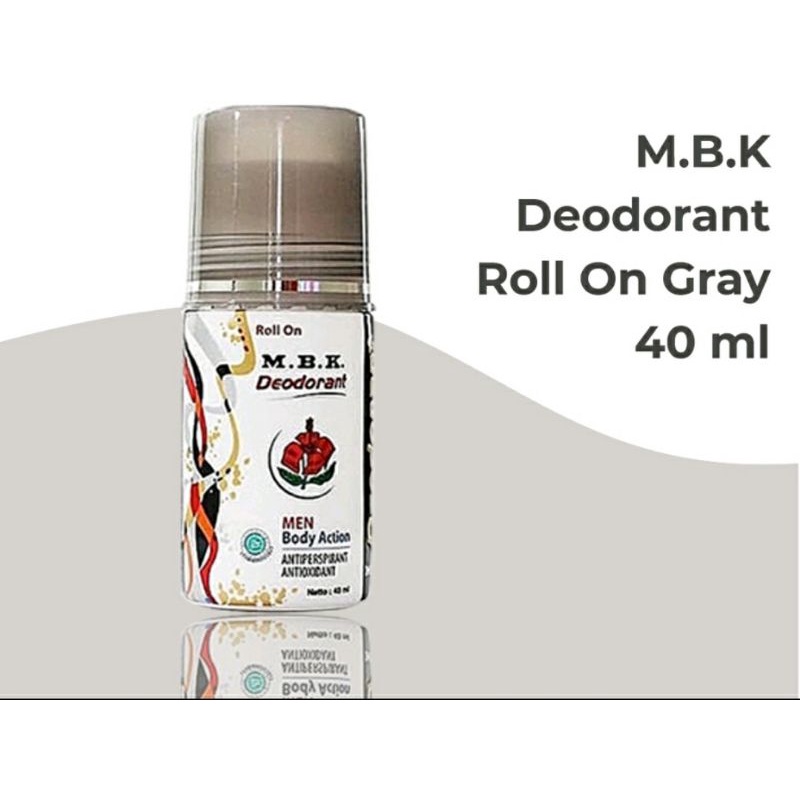 MBK DEODORANT ROLL ON 40ML  / DEODORAN KETEK M.B.K WOMEN &amp; MEN/ PENGHILANG BAU BADAN ROLL ON- BPOM