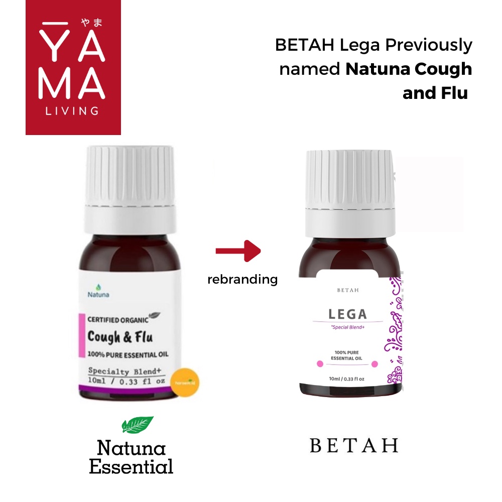 YAMA x Natuna Cough &amp; Flu Essential Oil Minyak Aromaterapi Diffuser Humidifier