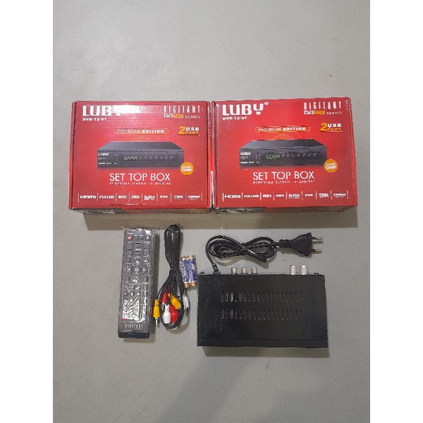 SET BOX LUBY DVB-T2-01 series