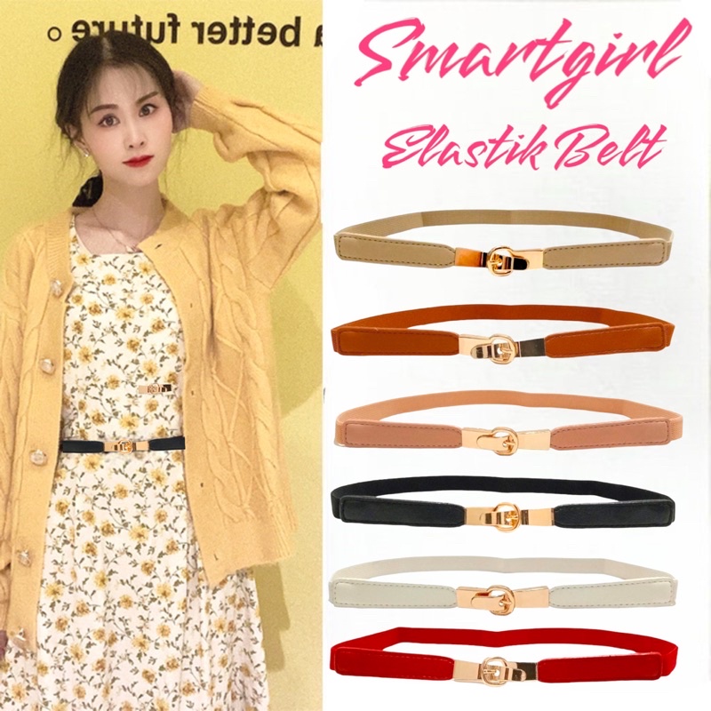 SMARTGIRL NEW IKAT PINGGANG KARET WANITA IMPORT/TALI PINGGANG CEWEK/FASHION BELT 00076/00168/00172