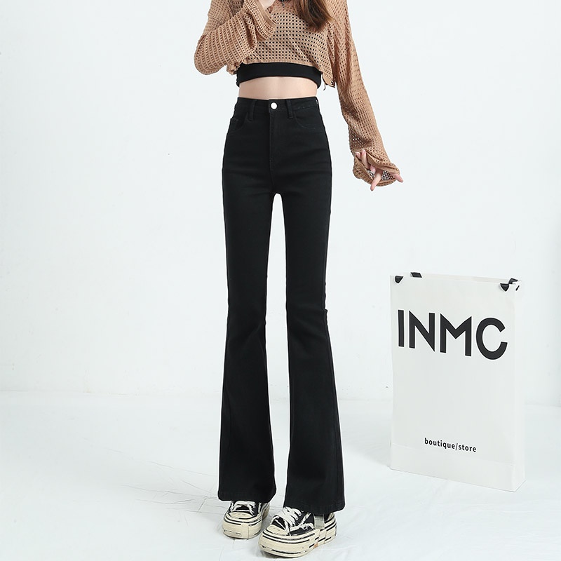 Skinny Cutbray Celana Jeans Wanita Melar Highwaist Jeans Wanita 【THE GOOD SISTERS】