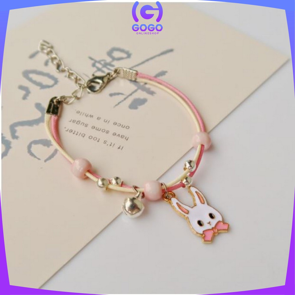 GOGO-K75 Gelang Wanita Karakter Gelang Persahabatan Tali Bracelet Korea Motif Kartun Fashion Gelang Tali Korea