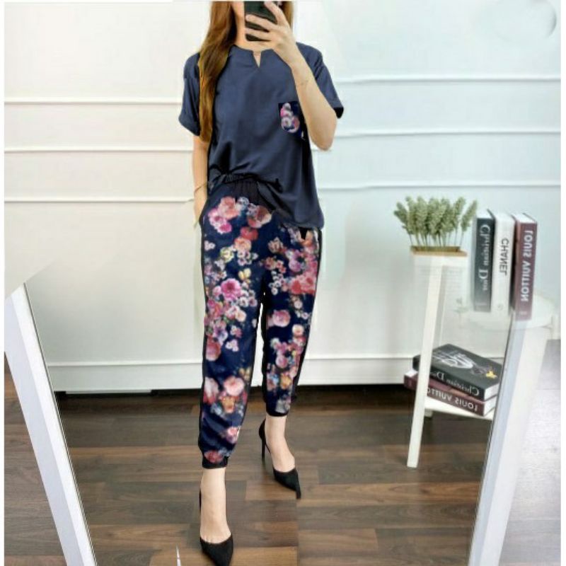 setelan wanita/baju santai remaja/pakaian harian/set baju perempuan keren/baju bermain/baju ABG