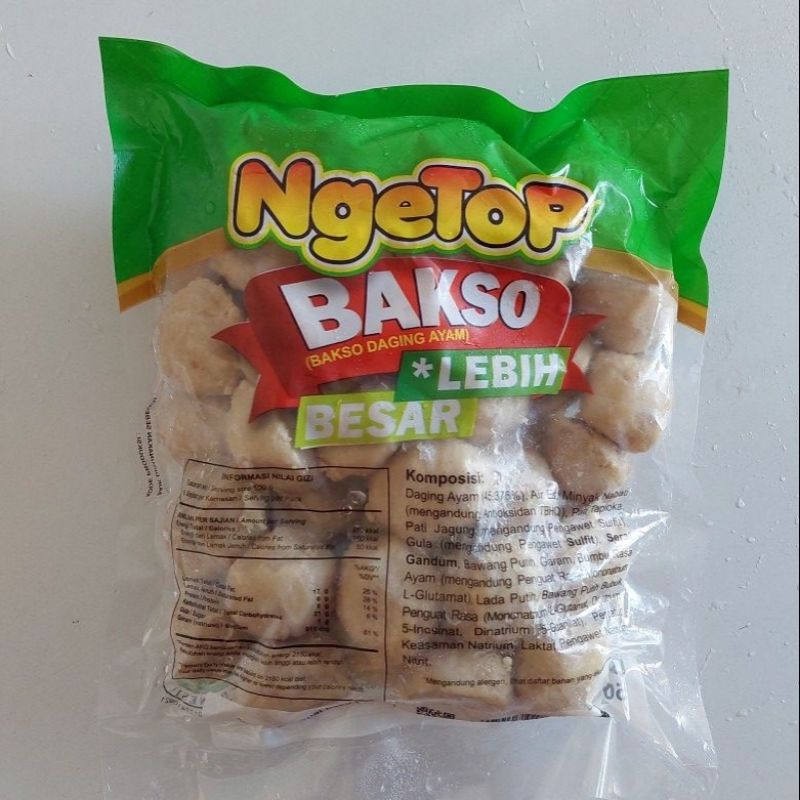 

Ngetop Bakso Ayam 500g isi 50