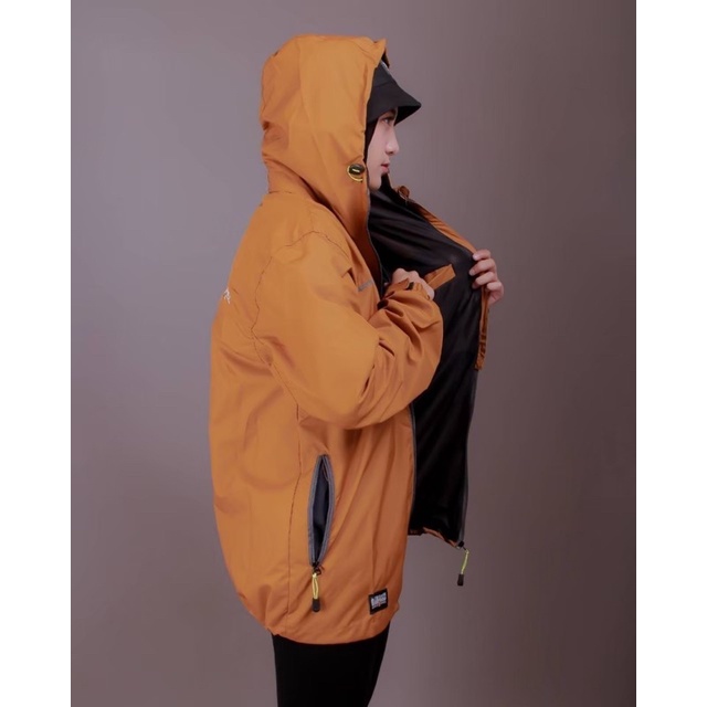 Orange Jaket The Bojiel Pleasure Jaket Parasut Jaket Outdoor