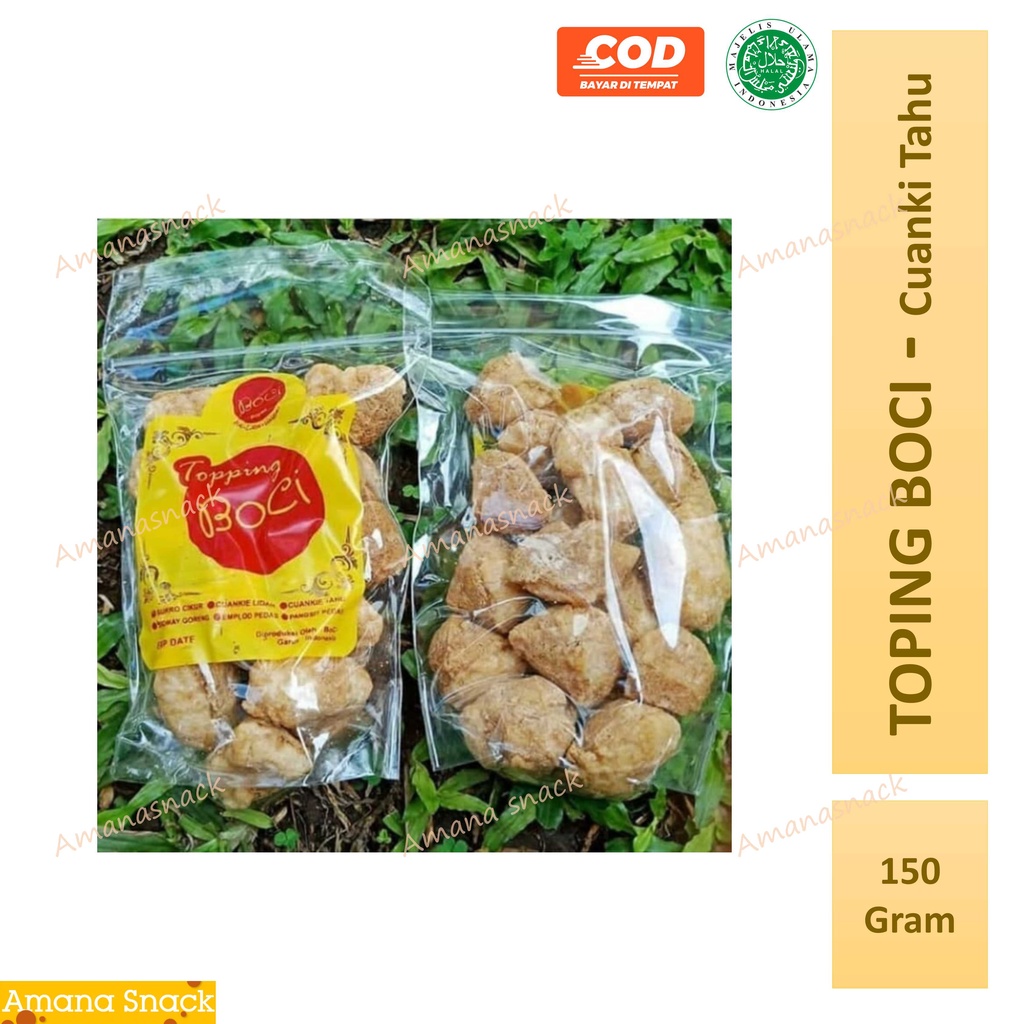 TOPING CUANKI TAHU - Tangerang Selatan - Kriuk Asin Gurih Cemilan Best Seller AMANASNACK BOCI