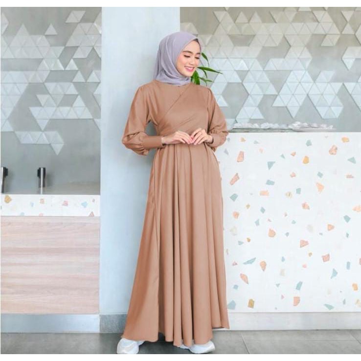 RILLO - Gamis Maxi Dress Sahna