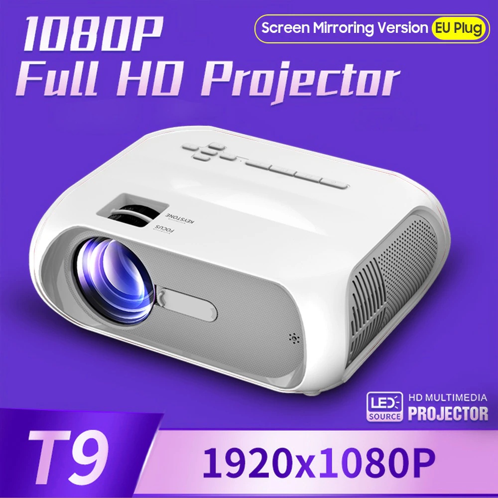 UNIC T9S SAME SCREEN WIFI Version - Full HD Projector 200 ANSI Lumens - Versi Upgrade dari UNIC T7S