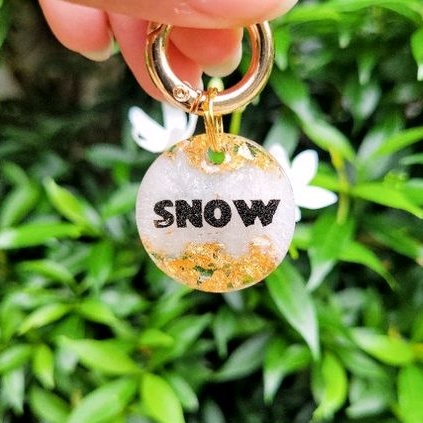 Image of Liontin / bandul nama / nametag kalung kucing dan anjing /custom pet nametag cat nametag dog nametag #2