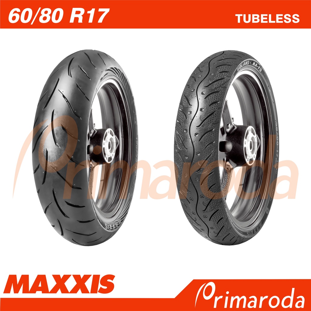 Ban Motor MAXXIS Tubeless 60/80 Ring 17 Semua Model