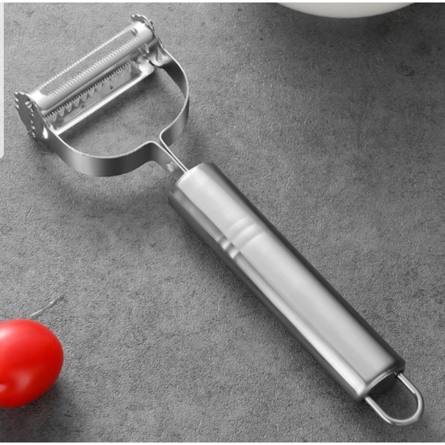 [ASS] Peeler stainless pisau kulit buah sayur 1set 3in1