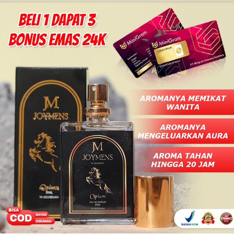 JOYMENS PARFUM PEMIKAT WANITA JOYMENS PARFUM PRIA PARFUM BLACK OPIUM BELI 1 DAPAT 3 BOTOL BONUS EMAS 24K