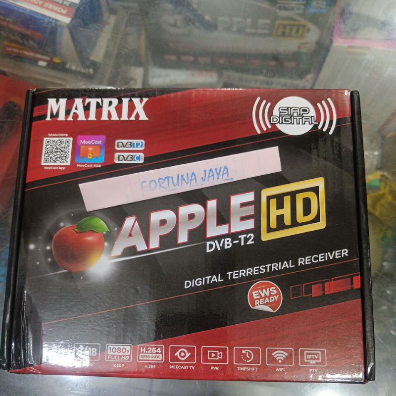 Matrix Apple Merah Red Set Top Box ( STB )/ TV Digital / Decoder Tv