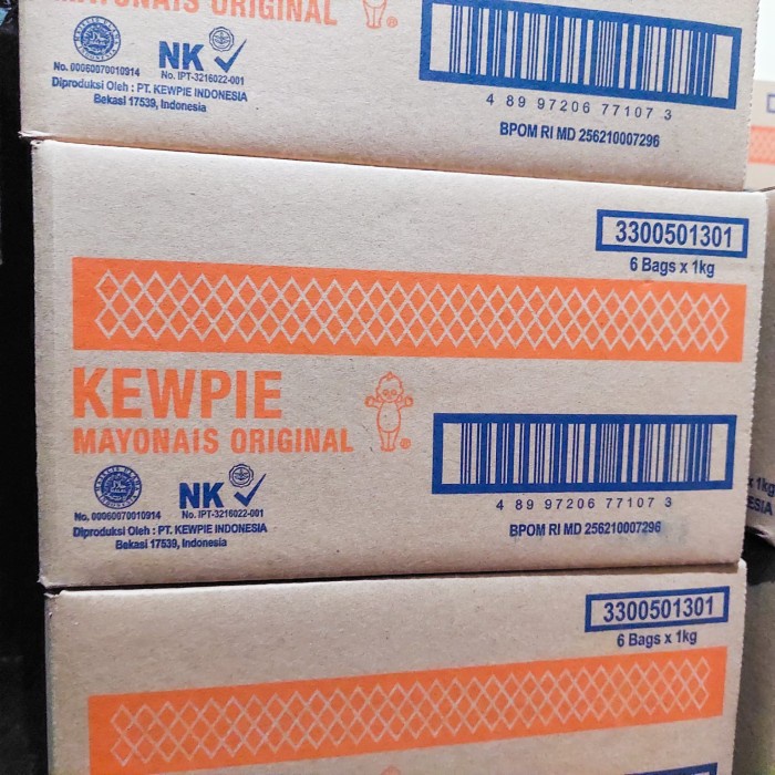 

KEWPIE MAYONISE ORIGINAL 1KG - 1 DUS ( ISI 6 )