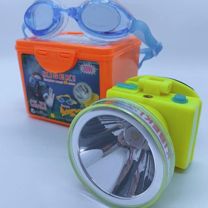 Senter Kepala Kiseki Ck-X3 Plus Kacamata Selam