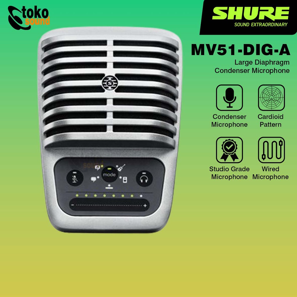 Shure MV51 Large Diaphragm Condenser Microphone