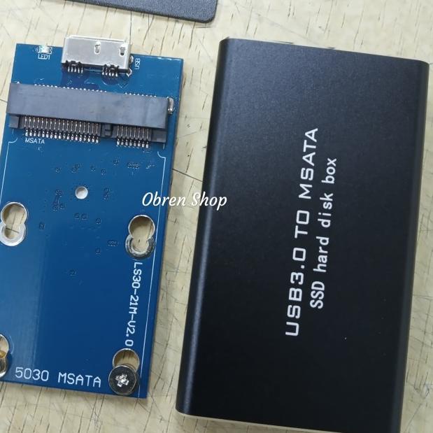 Casing SSD MSATA USB 3.0 / Case Enclosure MSATA SSD