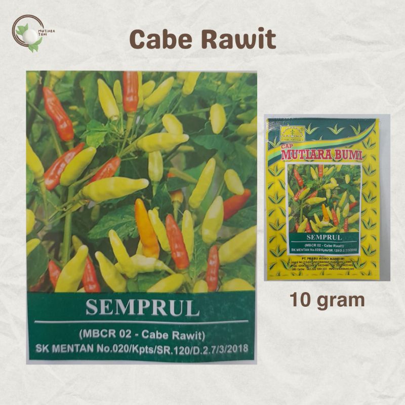 BENIH CABE RAWIT SEMPRUL CAP MUTIARA BUMI | 10 gram
