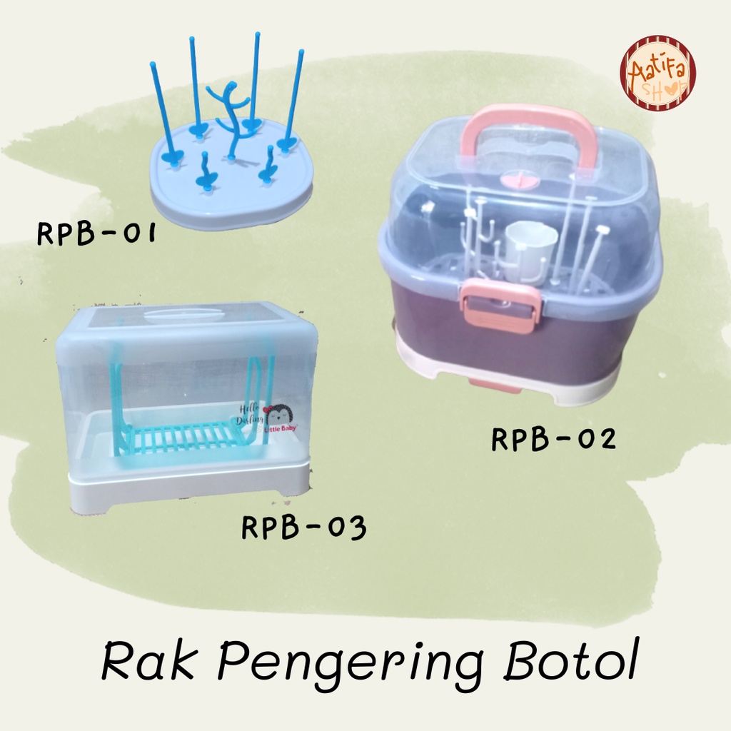 Drying Rack with Cover, Rak Botol dengan Penutup, Rak Pengering Botol Bayi