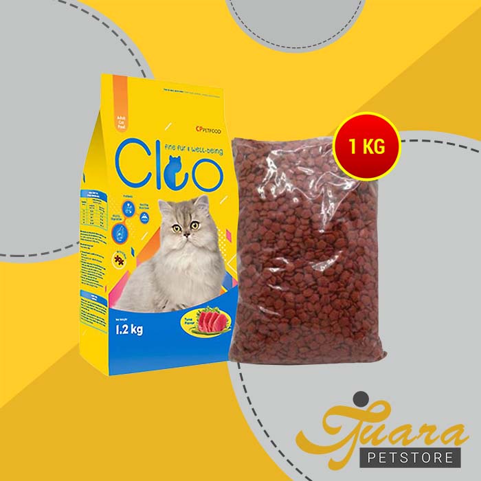 Cat Food CLEO repacking 1 kg makanan kucing repack