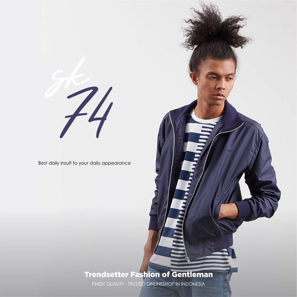 Jaket Parasute Navy Sport SK-74