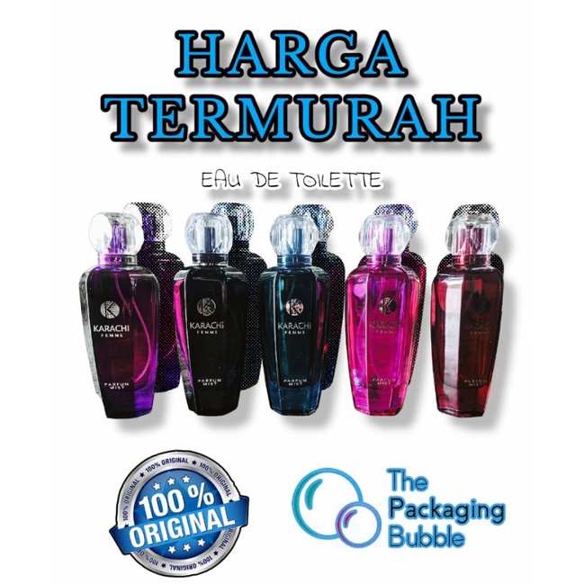 Jual karachi parfum mist femme untuk wanita ukuran, 100ml,88ml,60ml