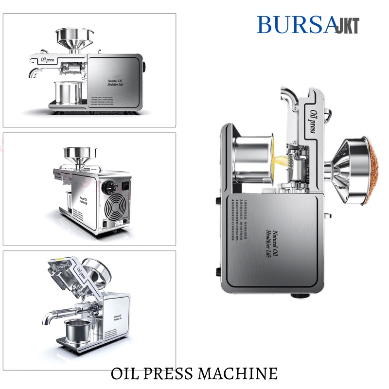 MESIN OIL PRESS EXTRAK MINYAK KACANG OTOMATIS