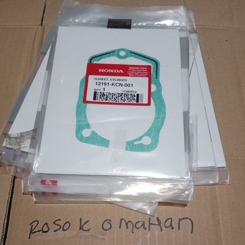 pack blok tiger original pak gasket top tirev tiger revo set hijau