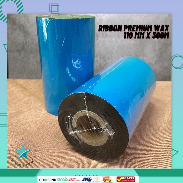Barcode Ribbon Barcode Wax 110Mm X 300M