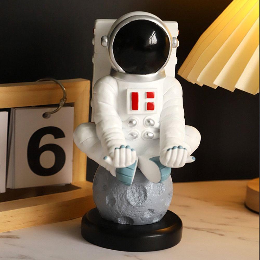 Populer Holder Telepon Kreatif Spaceman Bracket Astronot Ornamen Desktop Rumah