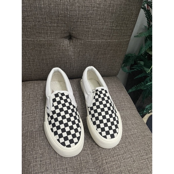 TERMURAH !!Sepatu checkboard slip on/sloop pria wanita