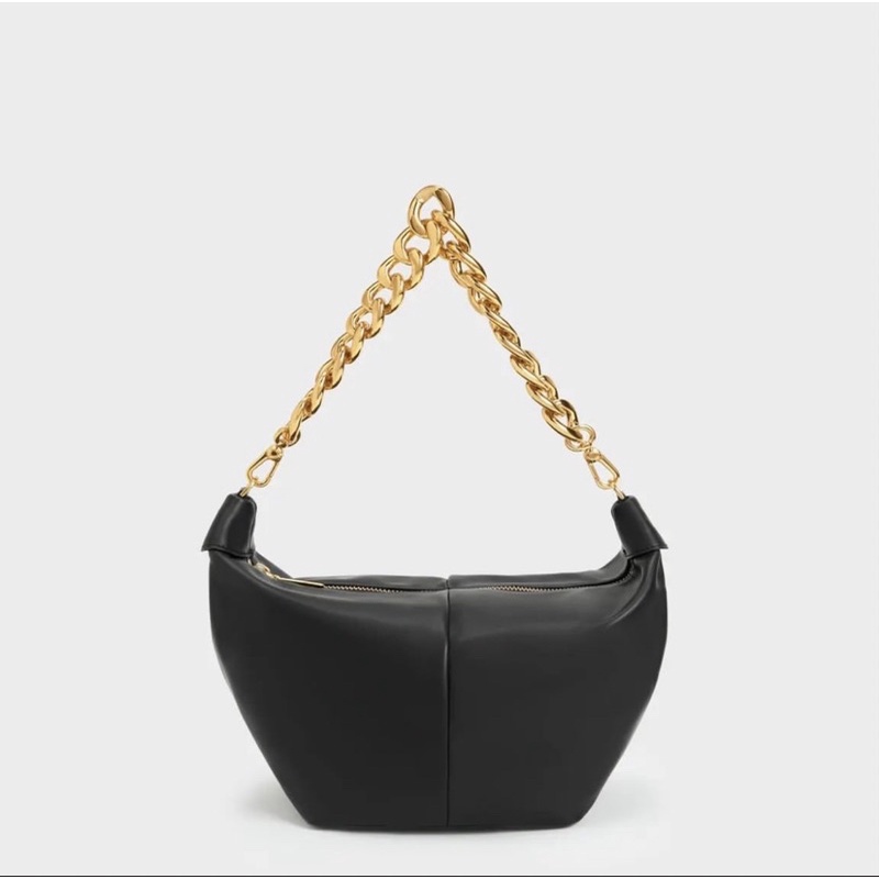C Daki Chain Handle Hobo Bag