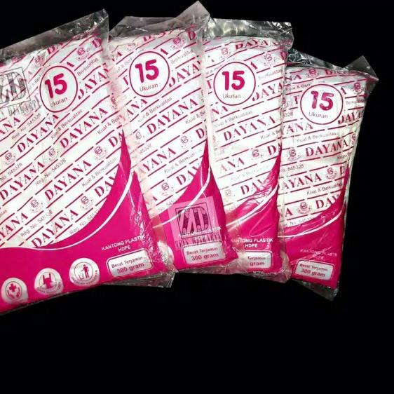 

KANTONG PLASTIK PUTIH BENING DAYANA PINK UK 15/24 - 24