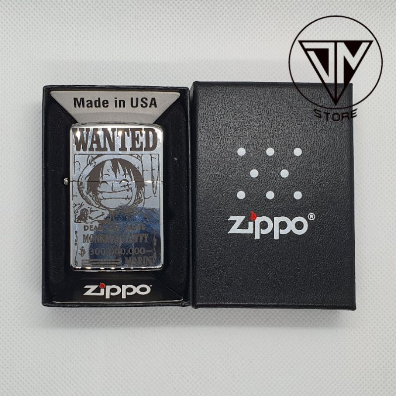 KOREK ZIPPO ONE PIECE SILVER ICE ELEGAN
