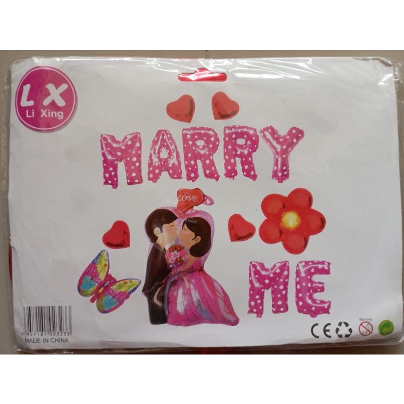 BALON FOIL MARRY ME SEAT