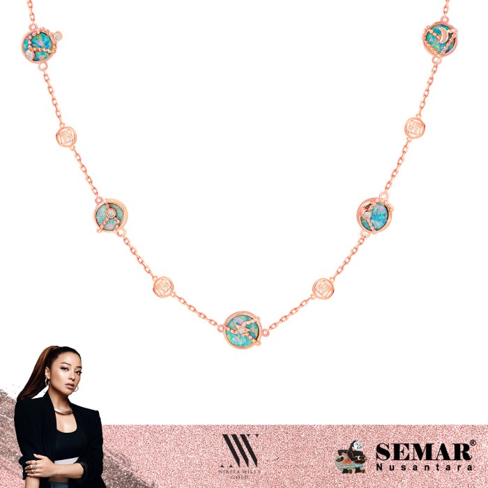 Nikita Willy Gold Kalung Emas Neira Necklace 17K Semar Nusantara